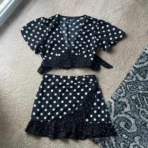 Women’s Blue Blush Skirt and Top Set